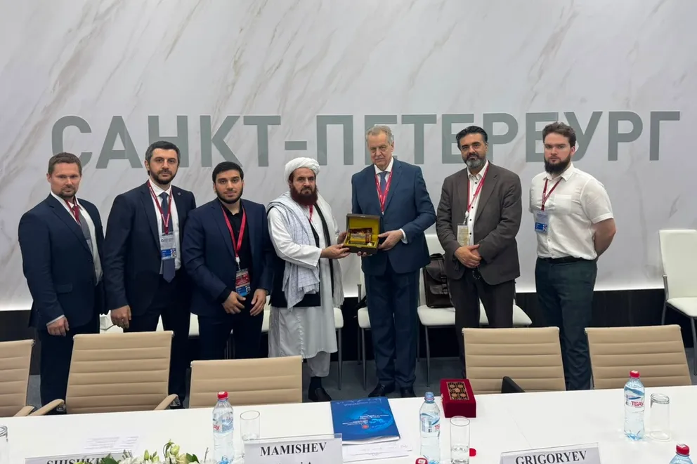 دیدار سفیر طالبان با معاون نخستوزیر روسیه